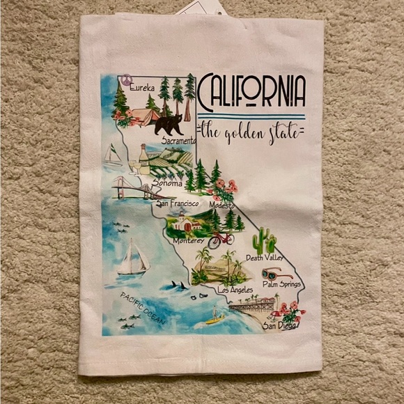 Pamela Cassidy Designs Other - California-Themed Kitchen Towel